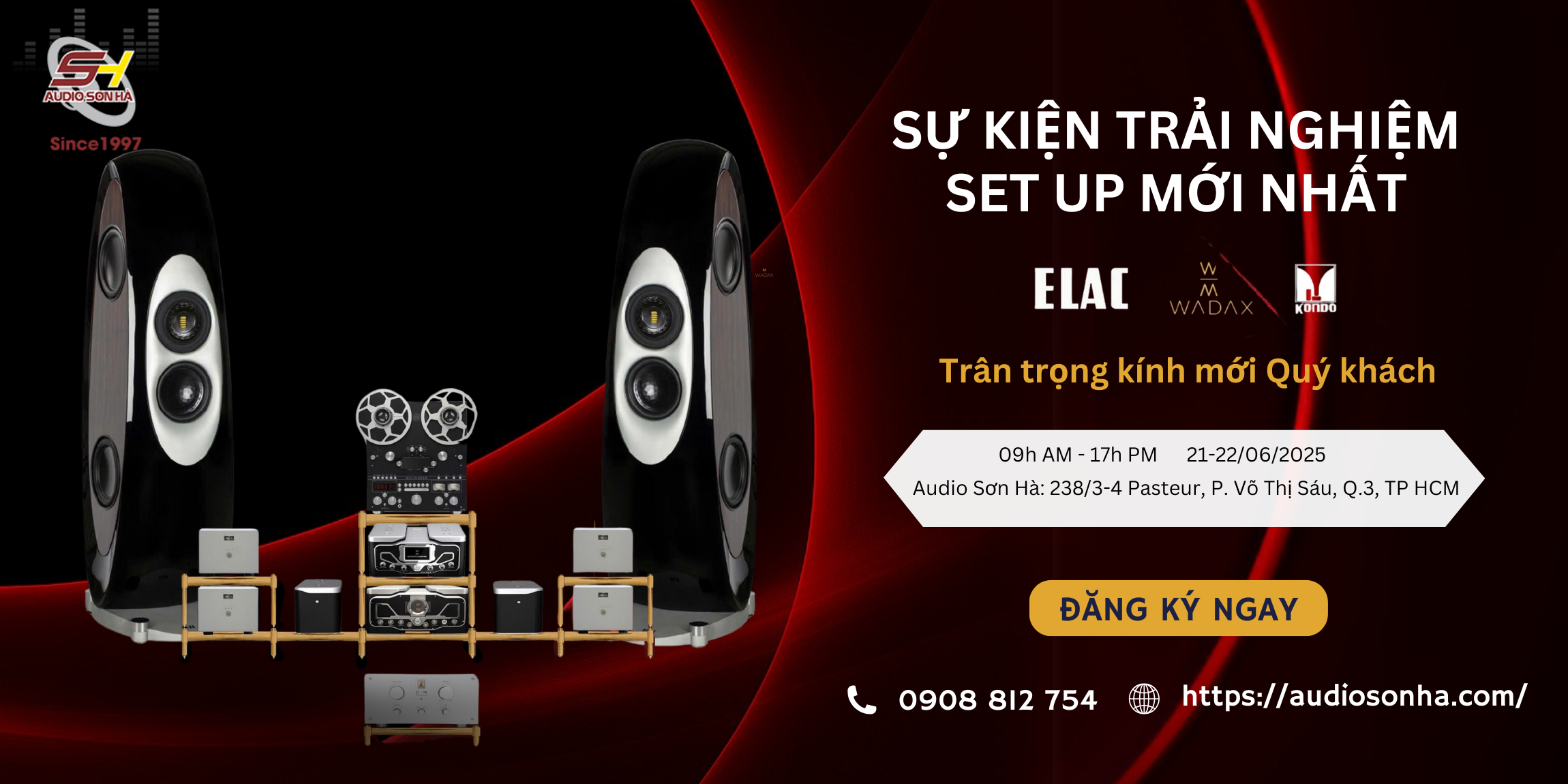 Sự kiện set up