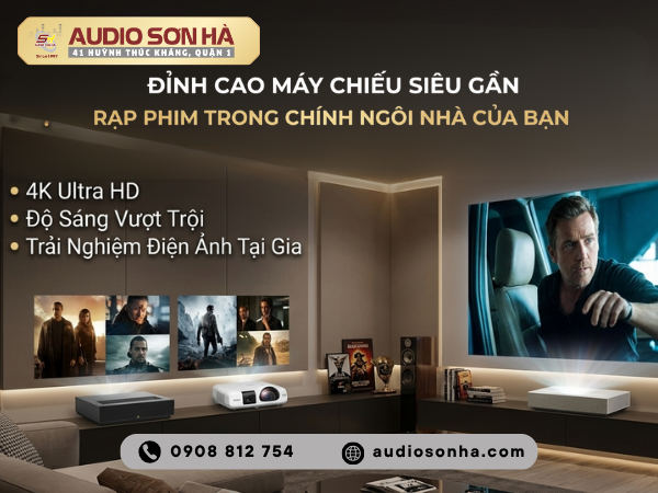 Đỉnh Cao Máy Chiếu Siêu Gần: Rạp Phim Trong Chính Ngôi Nhà Của Bạn