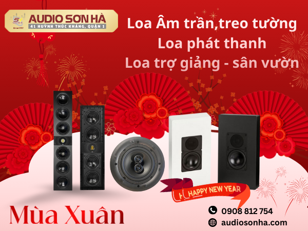 Loa Âm Trần & Loa Treo Tường Chuyên Dụng – Giải Pháp Âm Thanh Hiện Đại Cho Nghe Nhạc, Xem Phim & Công Trình Tại Audio Sơn Hà