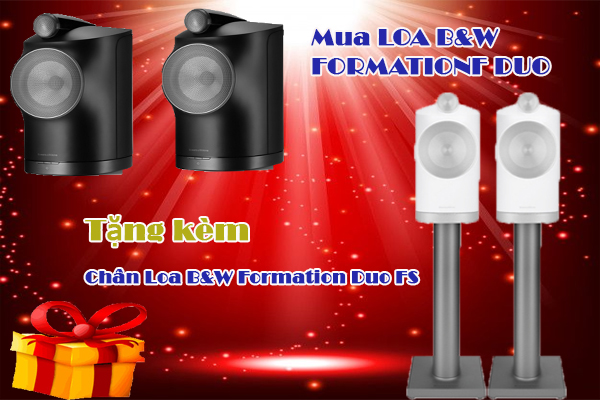 Mua Loa B&W Formation Duo tặng kèm cặp chân trị giá 20.000.000