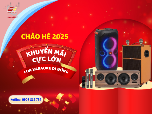 Nhiều Mẫu Loa Karaoke Di Động Khuyến Mãi Lớn Nhất Cho Dịp Hè 2025