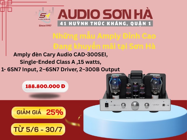 Những mẫu Amply Đỉnh Cao đang khuyến mãi tại Sơn Hà