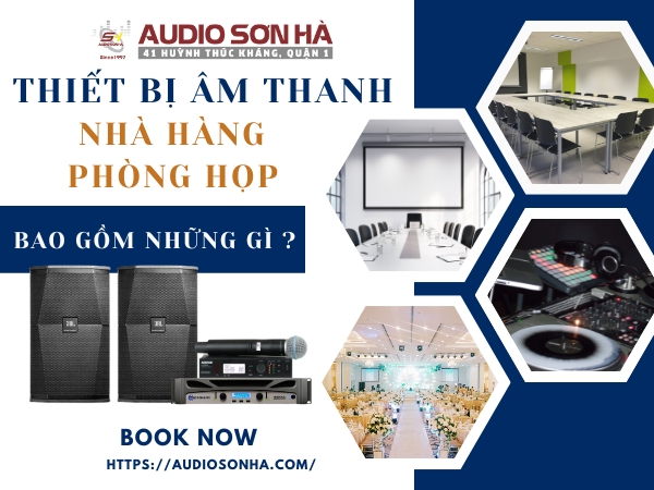 Thiết bị âm thanh nhà hàng phòng họp bao gồm những gì ?