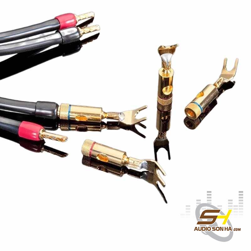 Jack loa  bắp chuối ra càng cua Transparent / bộ 4 cái