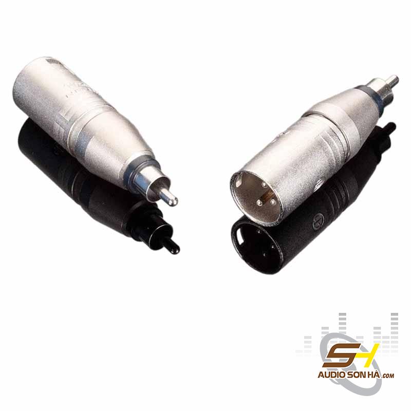 Jack Transparent Neutrik RCA<->XLR /cái