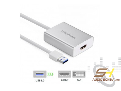 Bộ Chuyển Đổi Ugreen USB 3.0 Sang HDMI-DVI