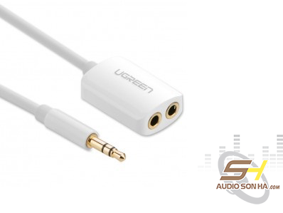 Dây Chia Âm Thanh Ugreen 1 Ra 2 Jack 3,5mm