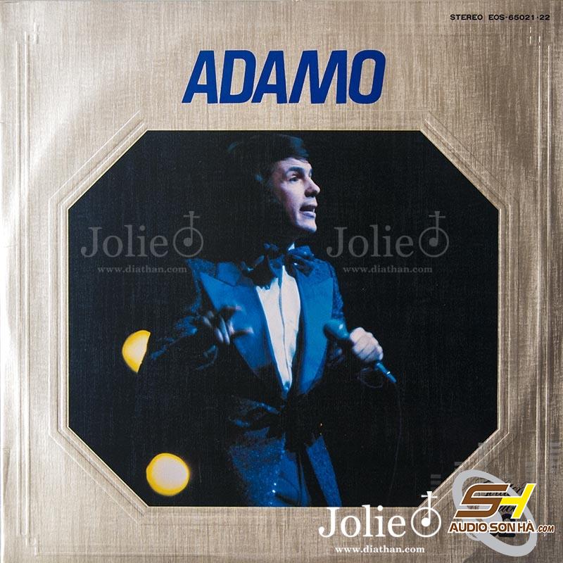 LP Adamo ‎– Golden Double 32 lp, đĩa than nhạc Pháp, 1976