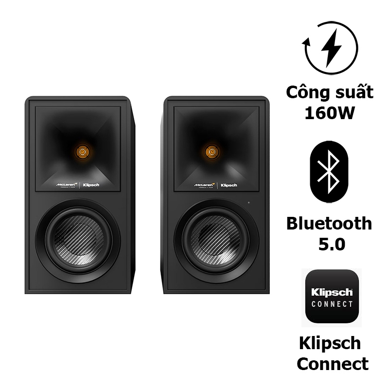 Loa không dây Klipsch The Fives McLaren Edition /  C.Suất 160W