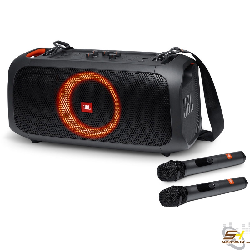 JBL Partybox On The Go /Loa Bluetooth 4.2/ pin 6 giờ/100W/ hát karake 