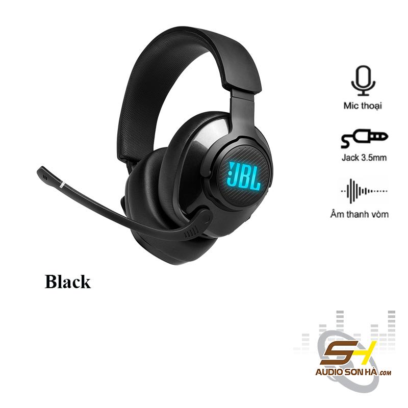 Tai Nghe Gaming JBL Quantum 400/ Âm thanh vòm/ jack 3.5/ mic thoại