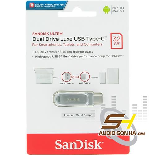 USB Tape C SanDisk Ultra 32GB