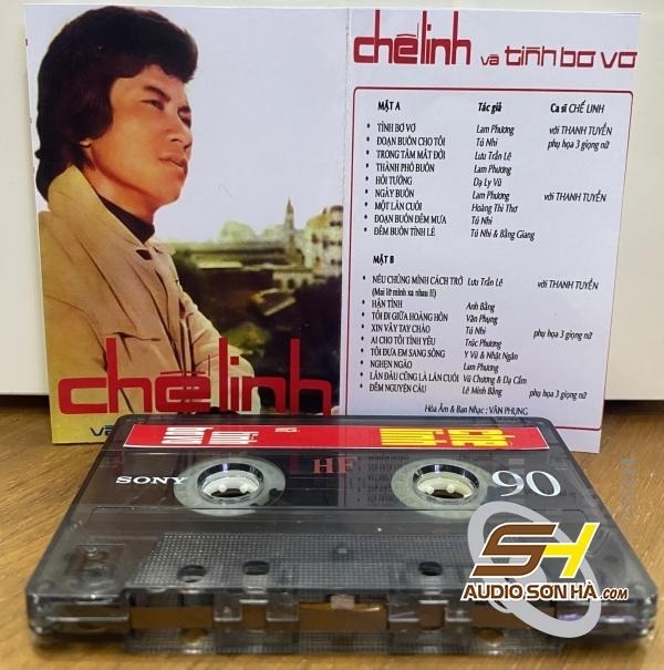 Băng cassetle Chế Linh Tình bơ vơ