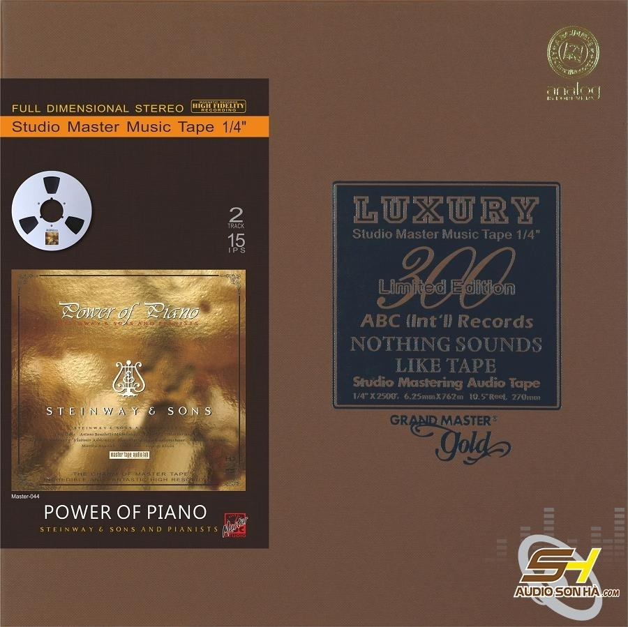 Băng cối Power of Piano, Steinway (2 Track, 10 inch)