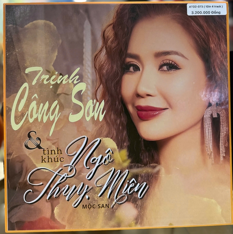 Băng cối Tiếng Hát Mộc San - Trịnh Công  Sơn Và Ngô Thụy Miên ( 10 inch , 4 track )