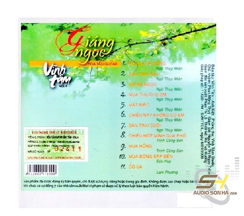 CD Vĩnh Tâm - Giáng Ngọc