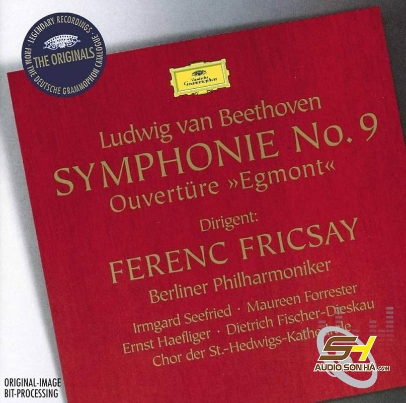 Đĩa CD Ludwig van Beethoven Symphony no. 9 Overtune Egmont