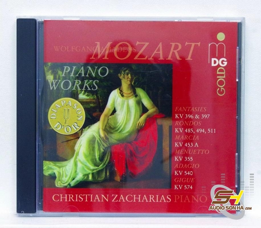 Đĩa CD  MOZART piano works 