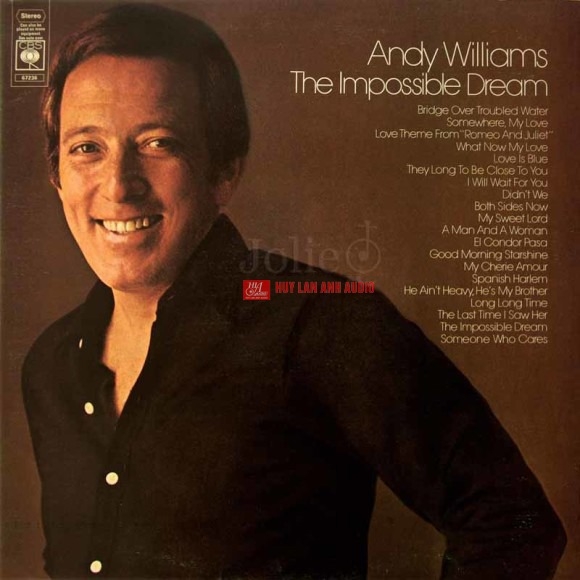 Đĩa LP Andy Wiliams The Impossible Dream 2LP