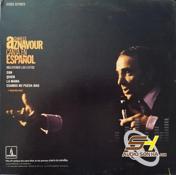 ĐĨA LP Charles Aznavour – Canta En Español