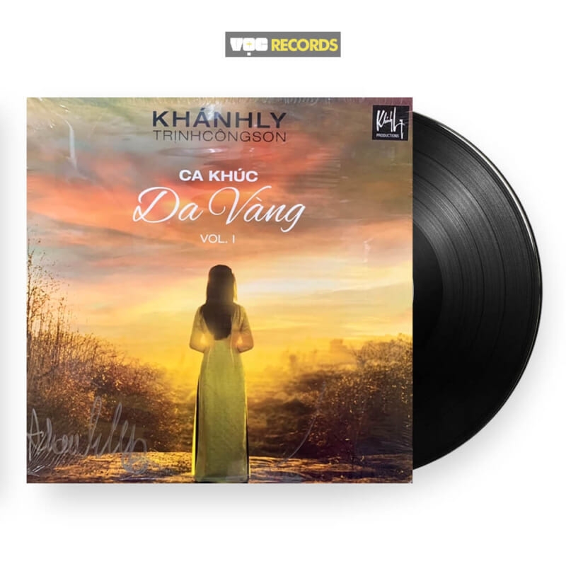 Đĩa LP Khánh Ly - ca khúc da vàng Vol I 