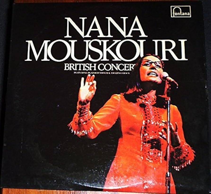 Đĩa LP Nana Mouskouri - British Concert/ Bộ 2 LP