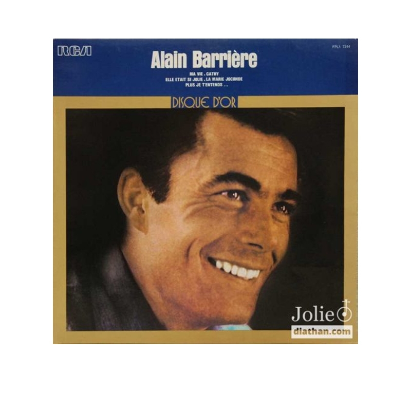 Đĩa than Alain Barriere - Disque Dor