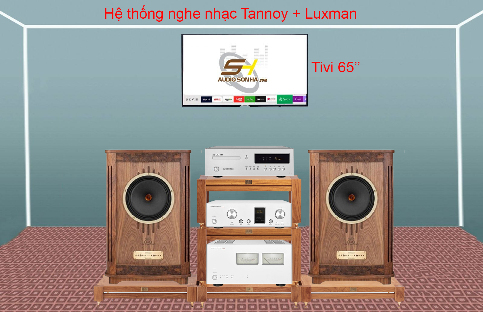 Hệ thống nghe nhạc Tannoy + Luxman