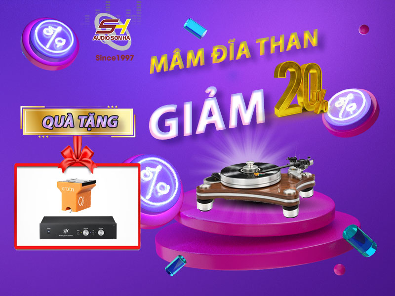 Giảm giá 20% sản phẩm Mâm đĩa than kèm quà tặng hấp dẫn