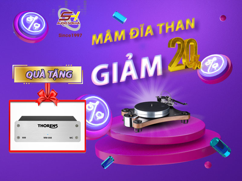 Giảm giá 20% sản phẩm Mâm đĩa than kèm quà tặng hấp dẫn