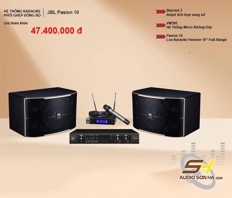 Hệ thống karaoke JBL Pasion 10,.CHẤT ÂM JBL HUYỀN THOẠI- NGHE LÀ HAY , HÁT LÀ MÊ
