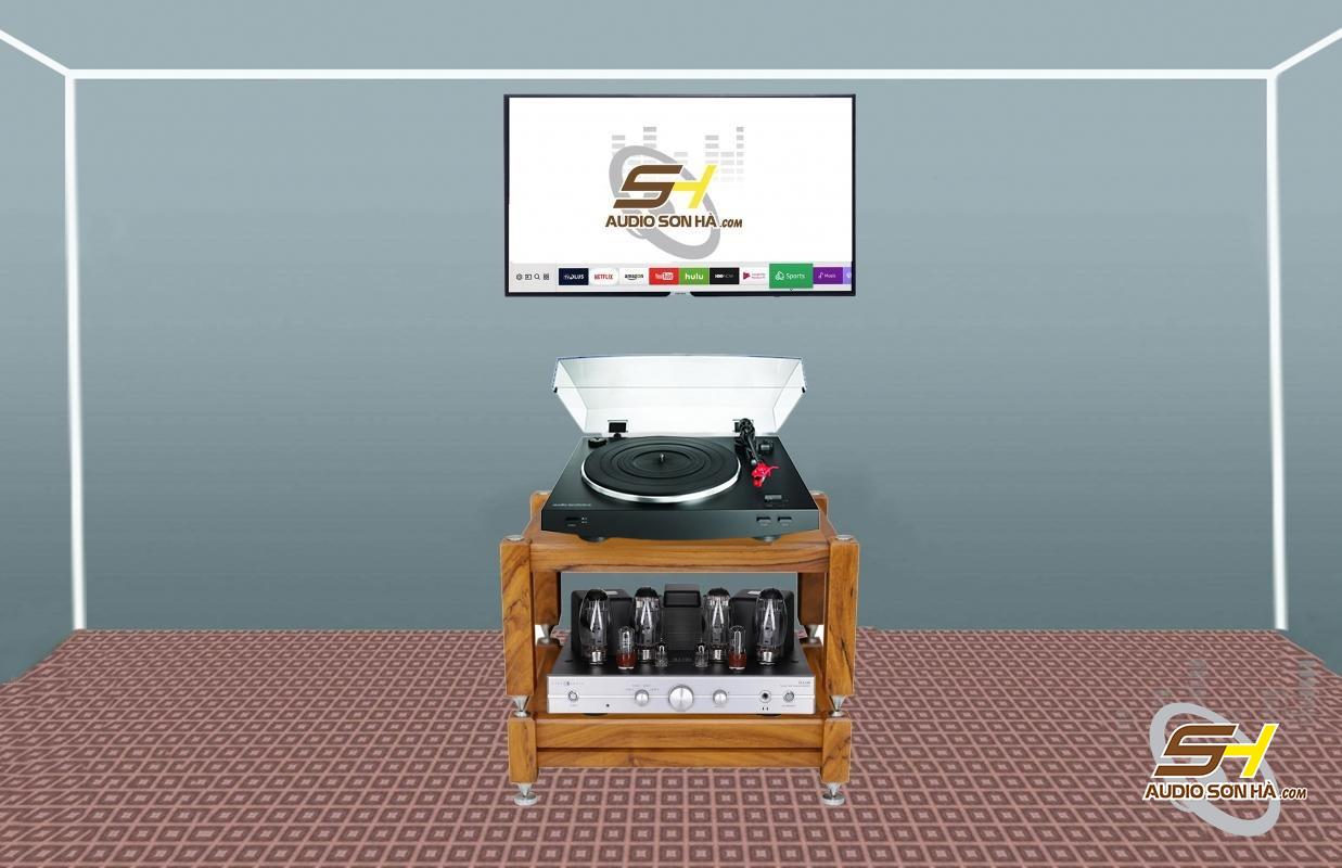 Amply Tích Hợp Cary Audio SLI-100 +Mâm đĩa than Audio Technica AT-LP3