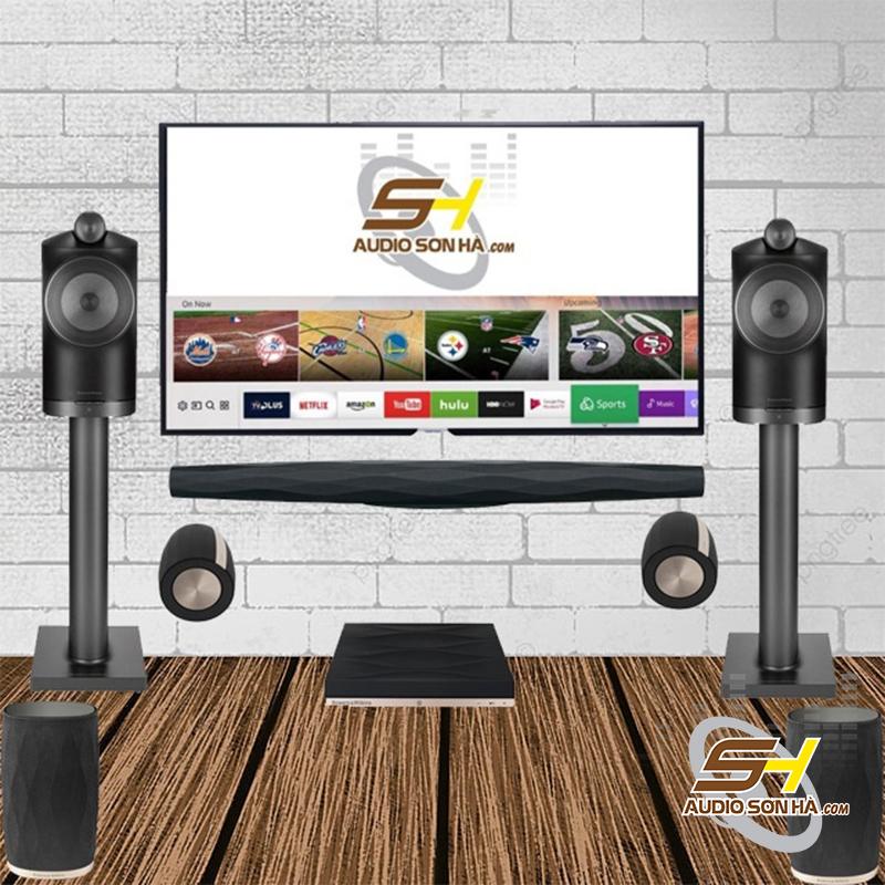 B&W .Hệ thống xem phim 5.2,wireless Loa Formation Duo / Formation bar - Sub Formation Bass TẶNG CHÂN 