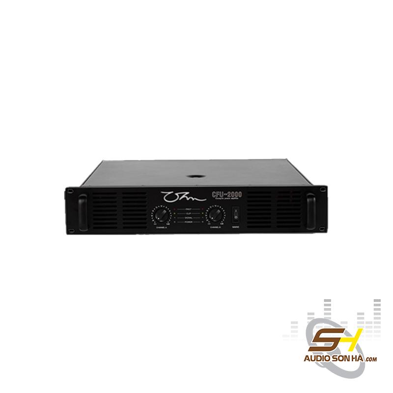 Power Amplifier OHM CFU-2000/ 2 x 2000W 8Ω stereo ,CÁI
