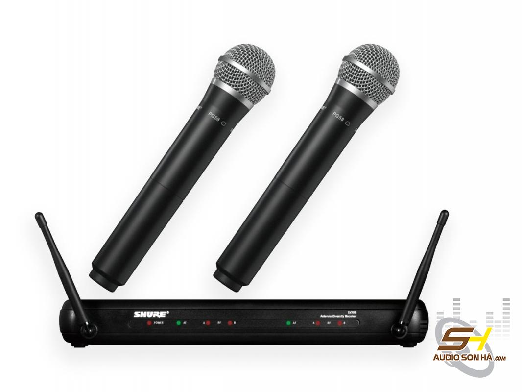 Bộ Micro Shure SVX288/PG58 