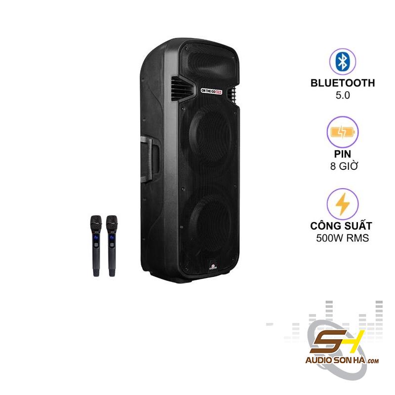 Loa karaoke Sumico On The Go 215 /  Tặng 2 micro 