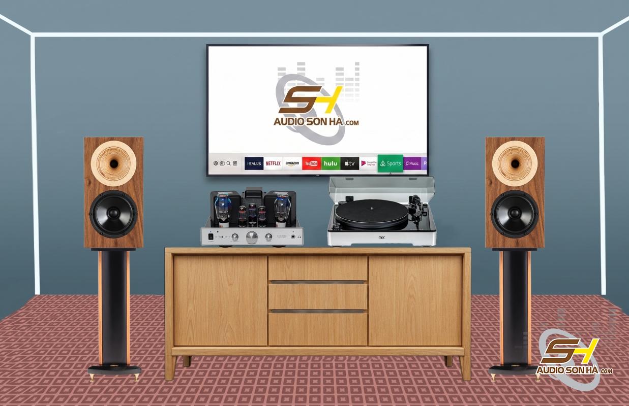 Hệ thống nghe nhạc loa kèn Odeon Orfeo, Cary Audio CAD-300SEI, Elac Miracord 60