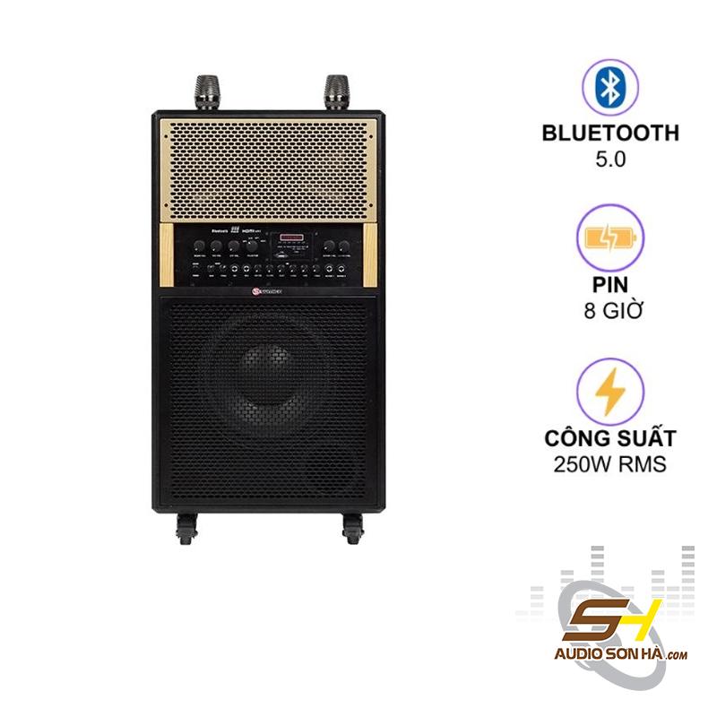 Loa karaoke Sumico Mobile Station 10 / /  Tặng 2 micro 