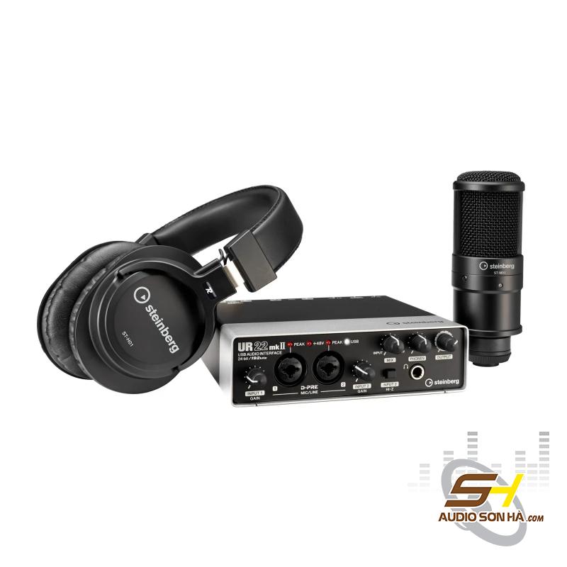 Bộ thu âm Steinberg UR22 Recording Pack