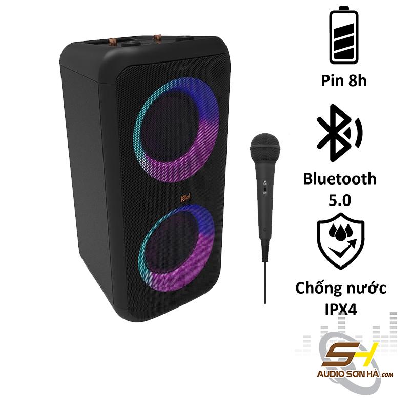 LOA KLIPSCH GIG XXL ,ÂM NHẠC KHÔNG DÂY QUA KẾT NỐI BLUETOOTH,PIN DÙNG 8 GIỜ , đang khuyến mãi