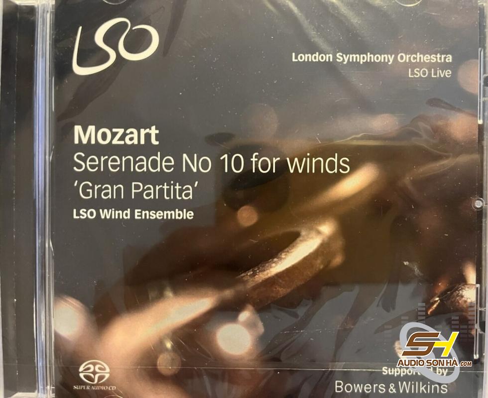 Đĩa SACD Mozart Serenata no 10 for wind