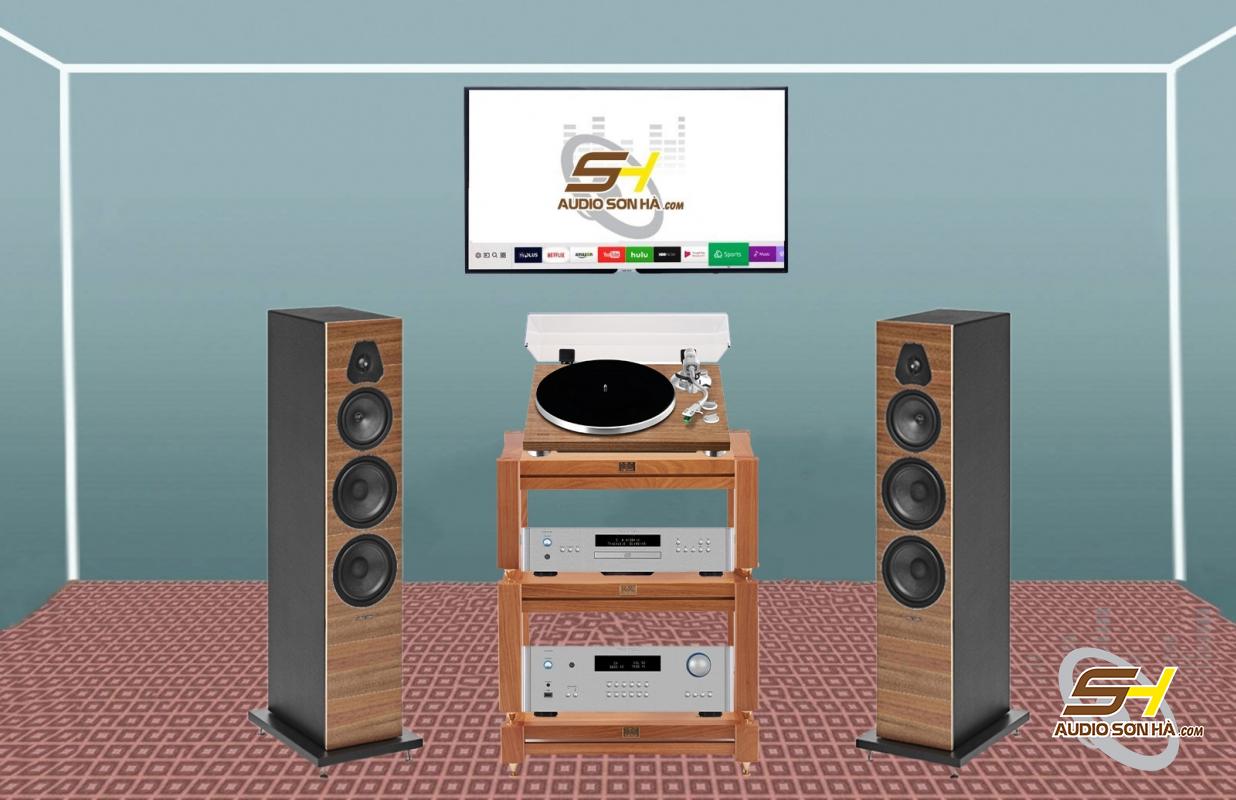 Hệ thống nghe nhạc  ,Loa Sonus Faber Lumina V - Rotel  - TẶNG TEAC 400BT