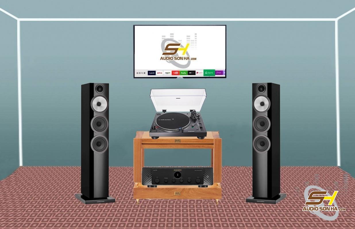 Hệ thống nghe nhạc Bowers & Marantz 