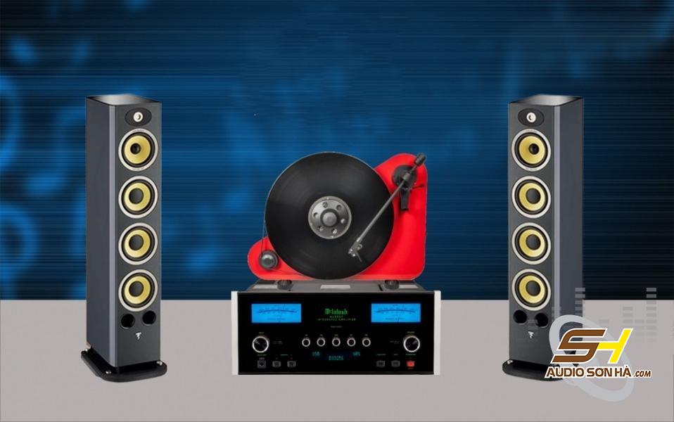 Hệ thống nghe nhạc Focal 936 K2 & McIntosh MA-8950 TẶNG mâm than 