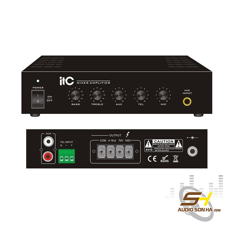 Amply ITC T-240AP kèm mixer, công suất 240W