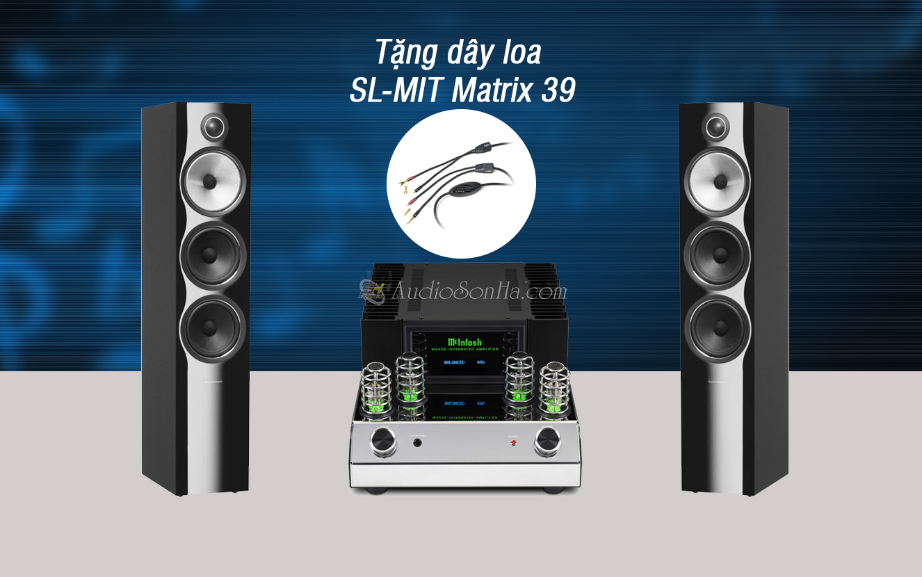 Hệ thống nghe nhạc Mclntosh MA 252/ B&W 703