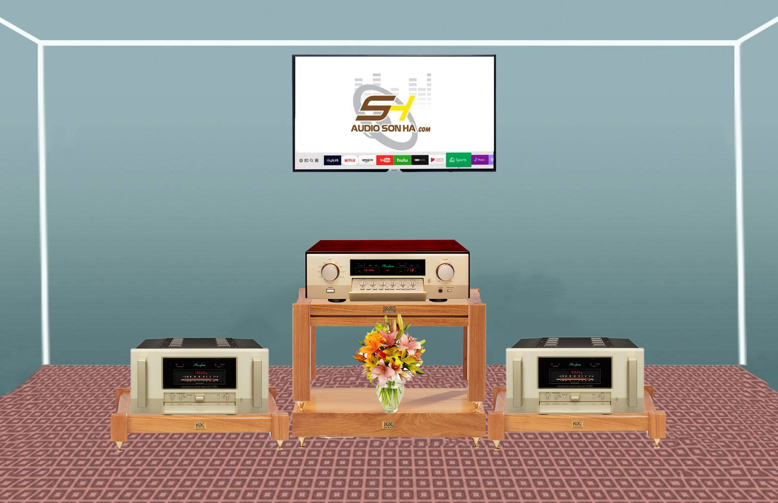 Accuphase Power monoblock A250& preamplifier C2850 