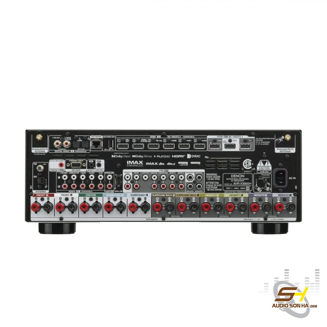 Ampli Denon AVR-X3900H ( 9.4 Kênh )