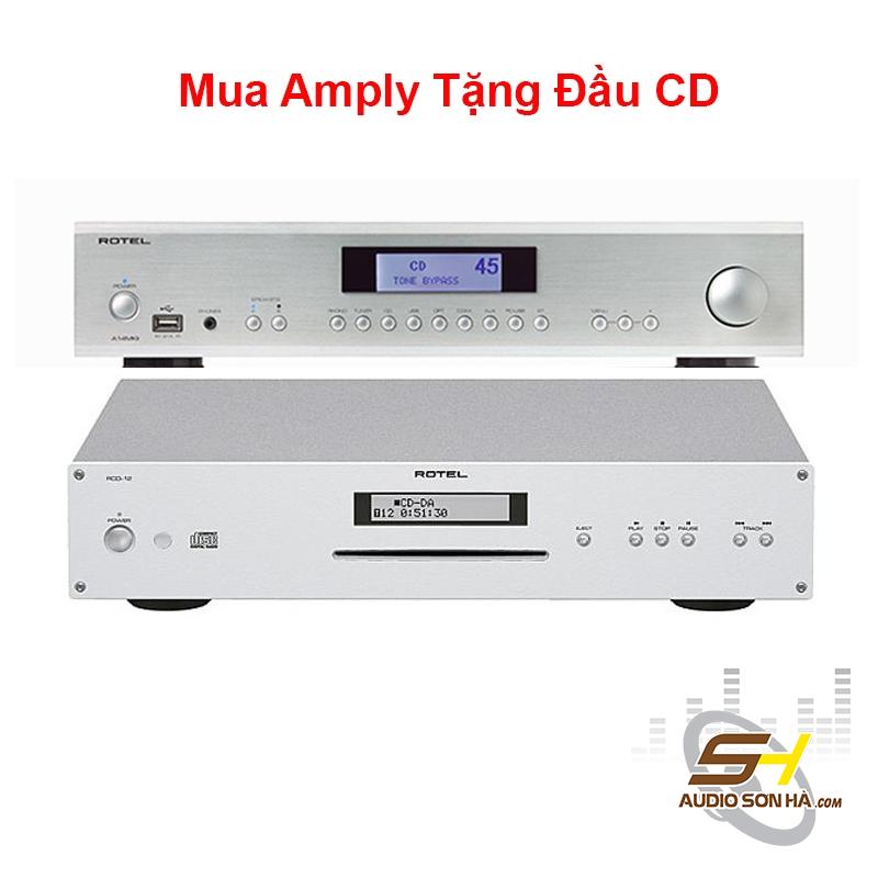 Ampli Rotel A14 MK2 Tặng Đầu CD Rotel RCD-12