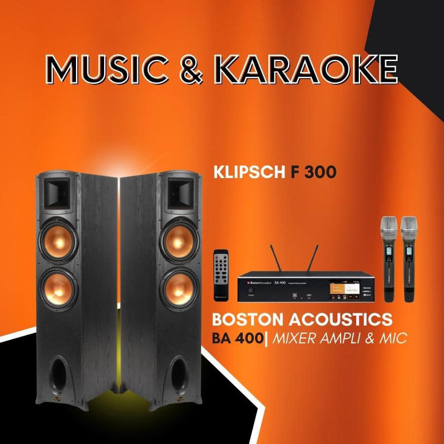 Bộ karaoke Klipsch F300 / NGHE NHẠC